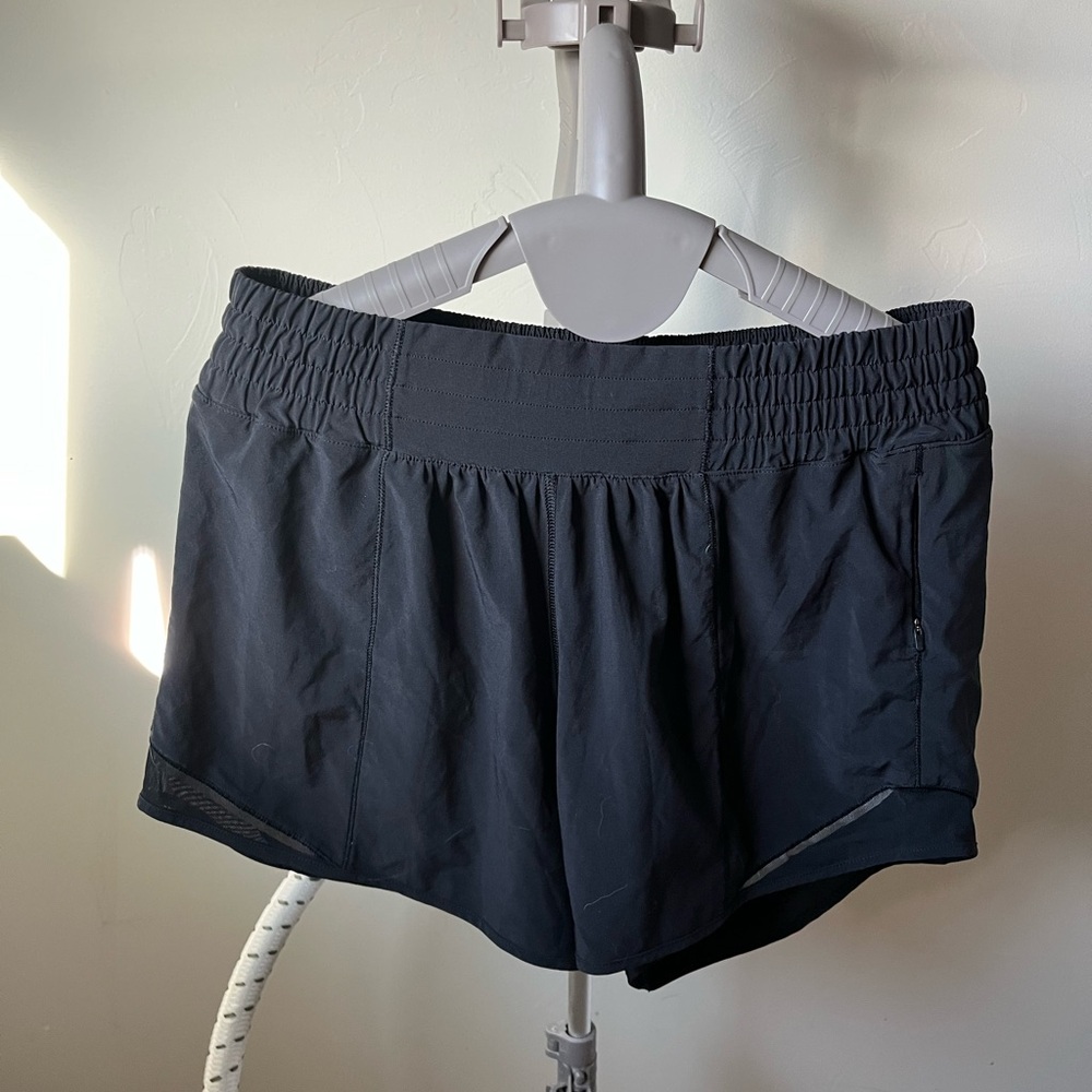 Lululemon Black Workout Shorts